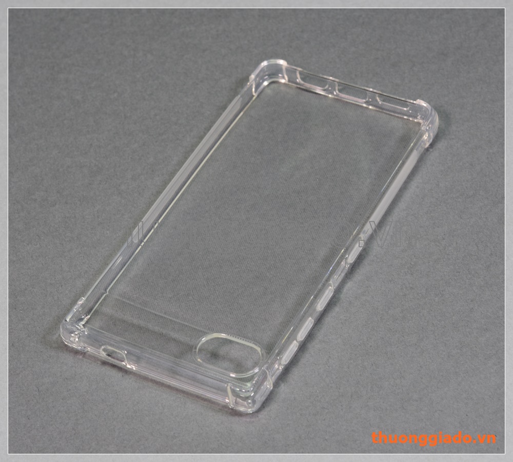 Ốp lưng silicone Blackberry Motion, ốp trong suốt chống sốc bốn góc
