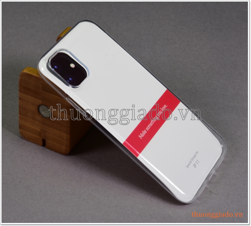 Ốp lưng Silicone cho iPhone 11 (6.1 inch), dẻo, trong suốt, chống sốc hiệu Hoco