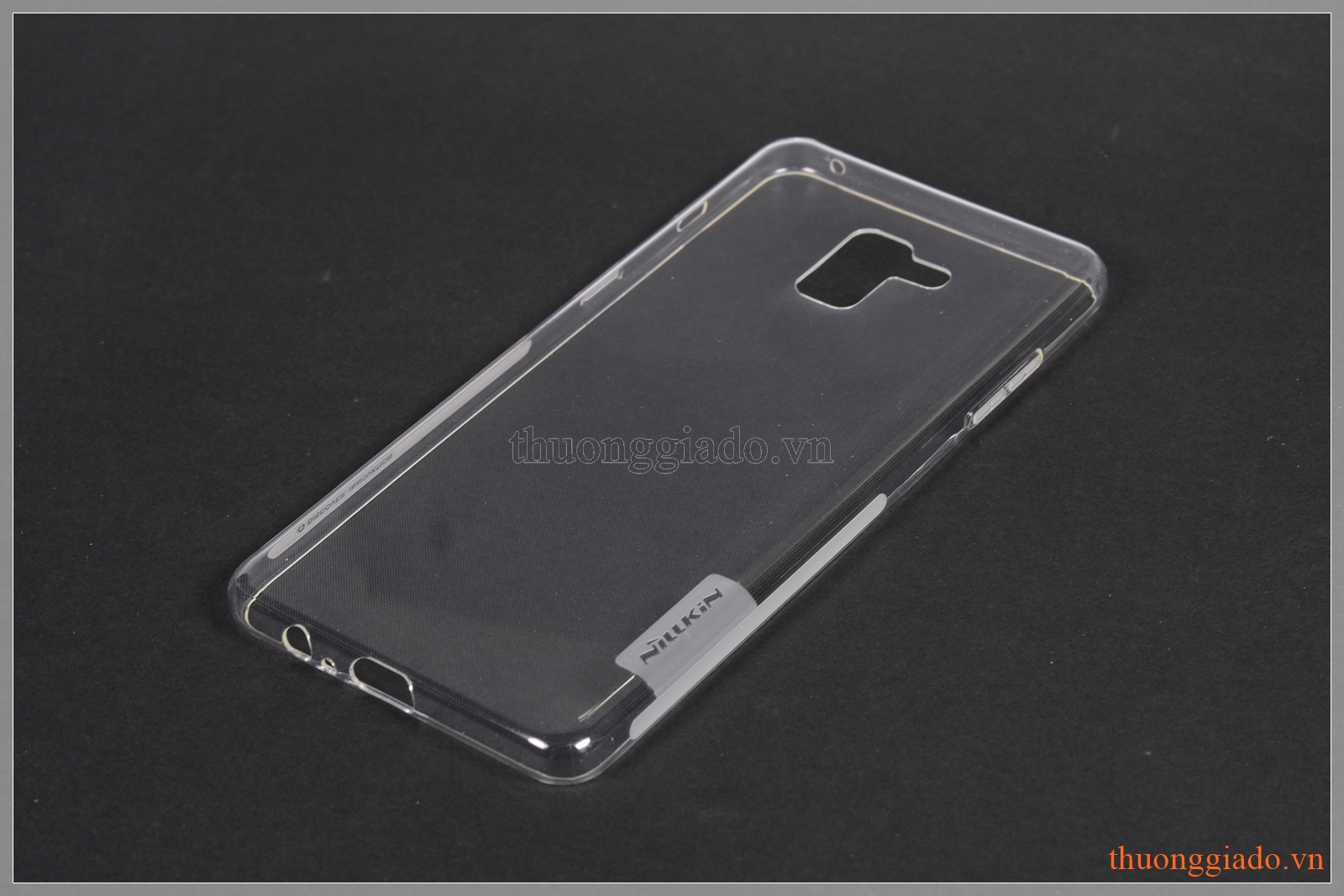 Ốp lưng silicone cho Samsung A8+/ A8 Plus (2018)/ A730 (hiệu Nillkin)