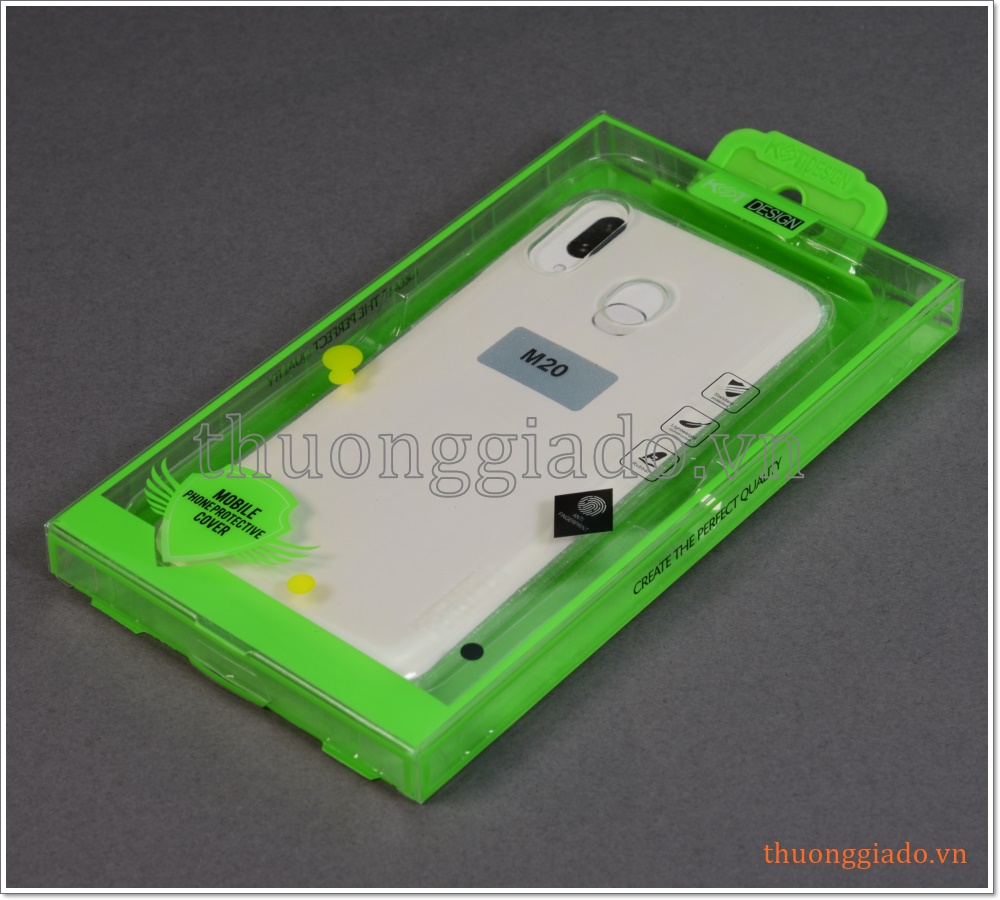 Ốp lưng silicone cho Samsung Galaxy M20 (loại trong suốt)
