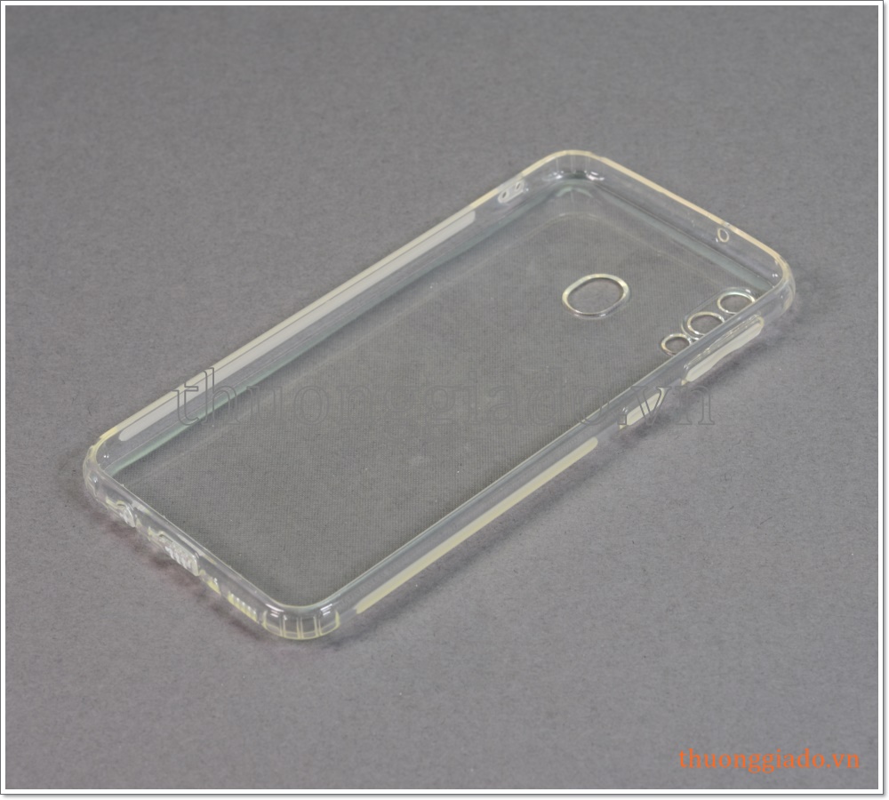 Ốp lưng silicone cho Samsung Galaxy M20 (ốp trong suốt hiệu Aolibao)