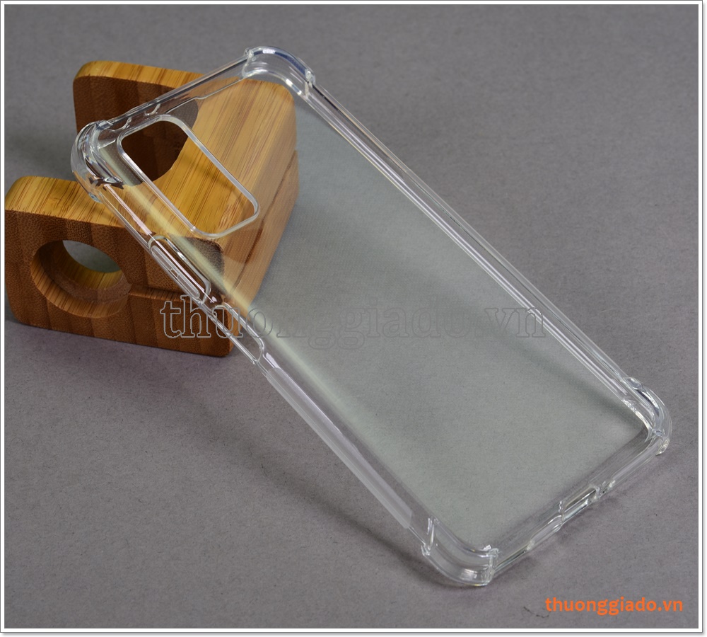 Ốp lưng Silicone Honor V30 Pro, ốp dẻo trong suốt, tăng cường chống sốc 4 góc