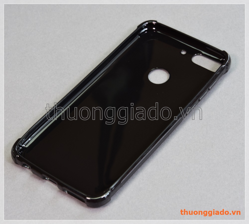 Ốp lưng silicone HTC Desire 12 Plus/ Desire 12+, ốp trong suốt chống sốc bốn góc