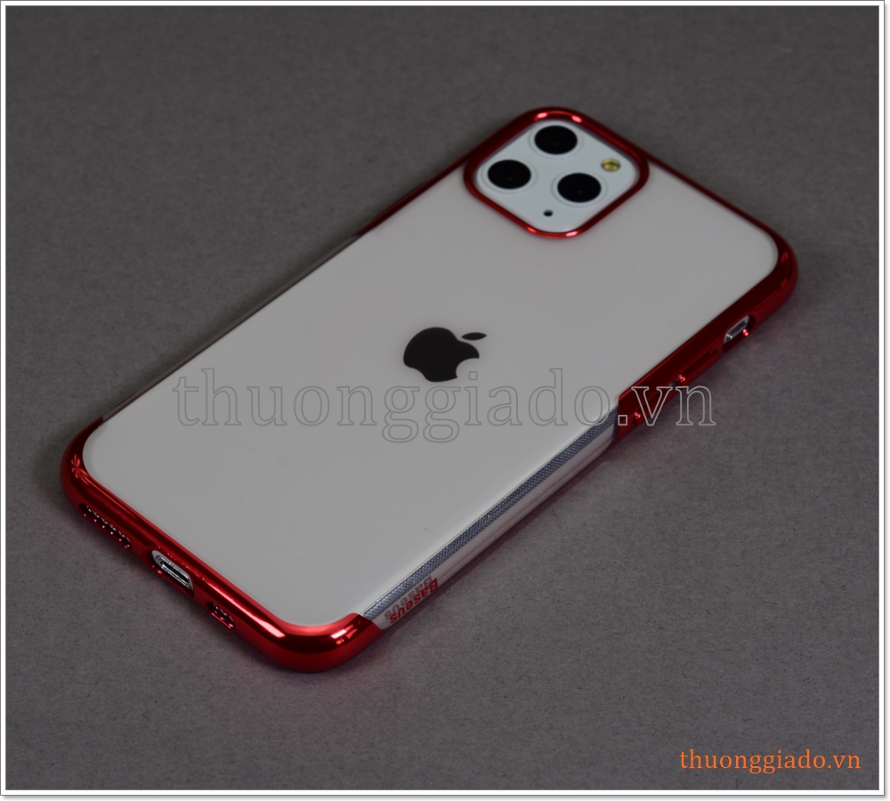Ốp lưng Silicone iPhone 11 Pro (5.8 inch), viền màu hiệu Baseus Shining Protective Cases