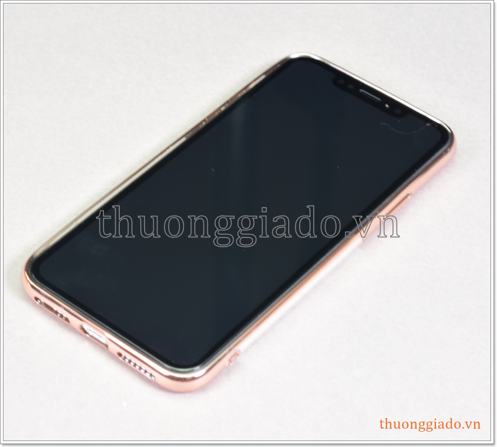 Ốp lưng Silicone iPhone 11 Pro Max (6.5"), viền màu hiệu Baseus Shining Protective Case