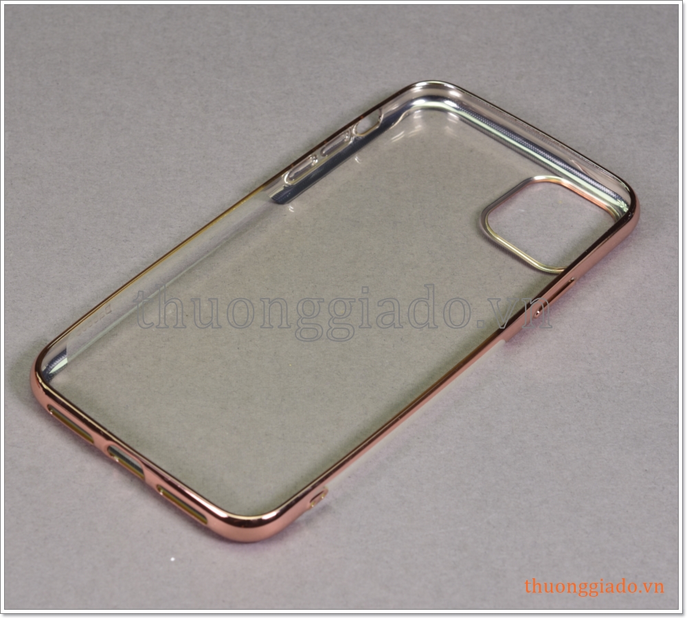 Ốp lưng Silicone iPhone 11 Pro Max (6.5"), viền màu hiệu Baseus Shining Protective Case