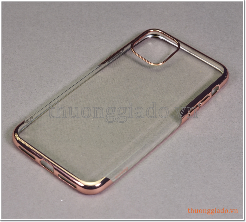 Ốp lưng Silicone iPhone 11 Pro Max (6.5"), viền màu hiệu Baseus Shining Protective Case