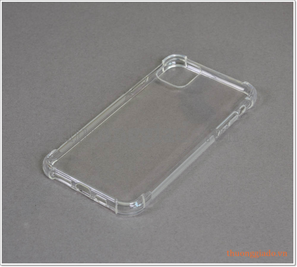 Ốp lưng silicone iPhone 11 Pro Max 6.5", ốp dẻo trong suốt chống sốc 4 góc