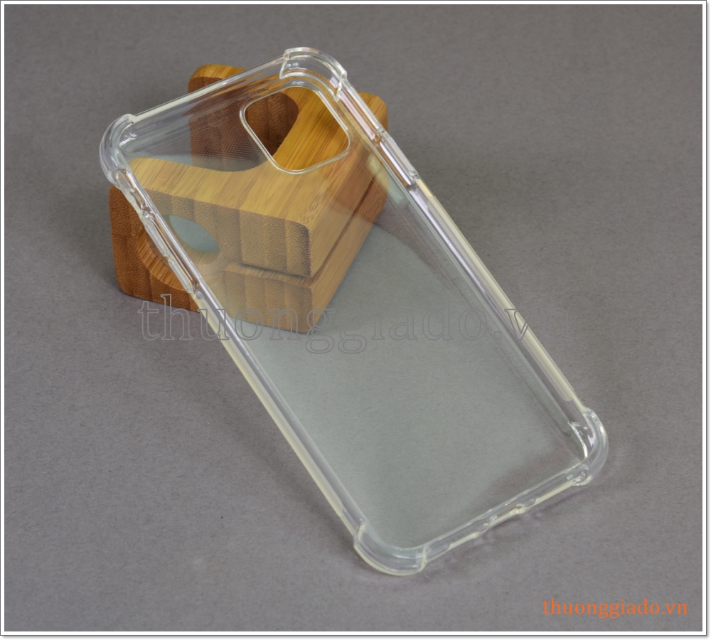 Ốp lưng silicone iPhone 11 Pro Max 6.5", ốp dẻo trong suốt chống sốc 4 góc