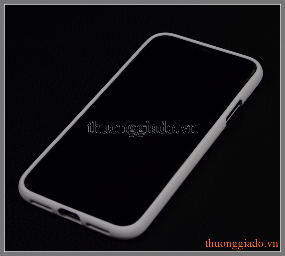 Ốp lưng silicone iPhone X (5.8"), hiệu MERCURY, Soft Feeling