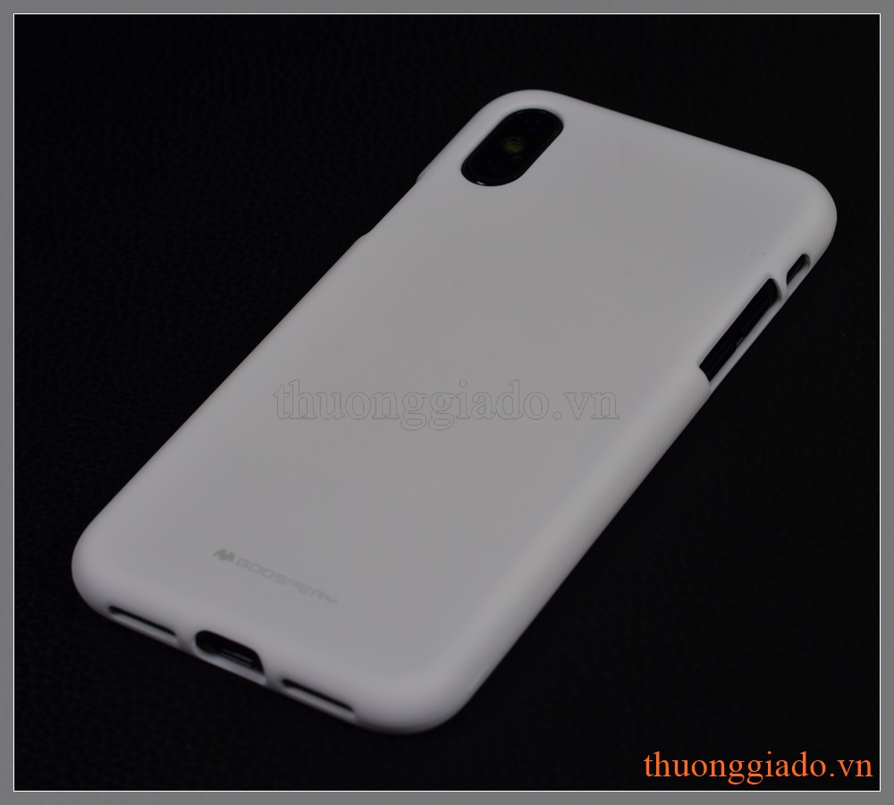 Ốp lưng silicone iPhone X (5.8"), hiệu MERCURY, Soft Feeling