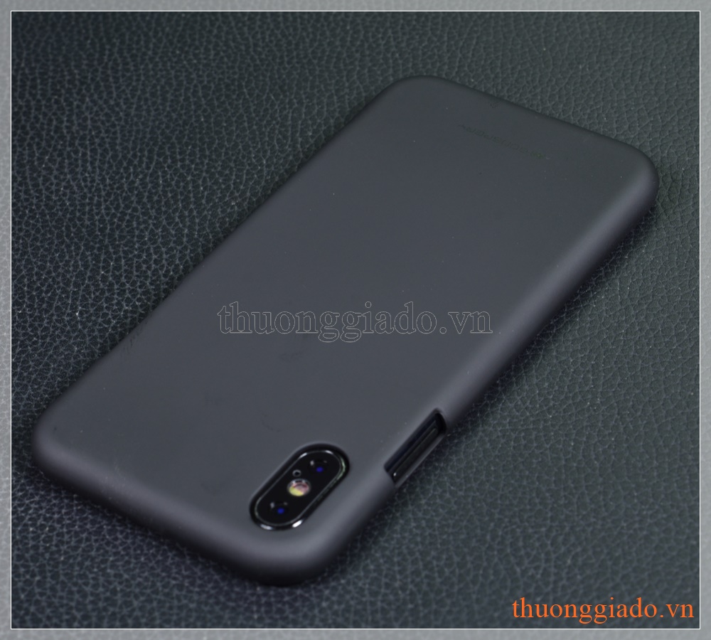 Ốp lưng silicone iPhone X (5.8"), hiệu MERCURY, Soft Feeling