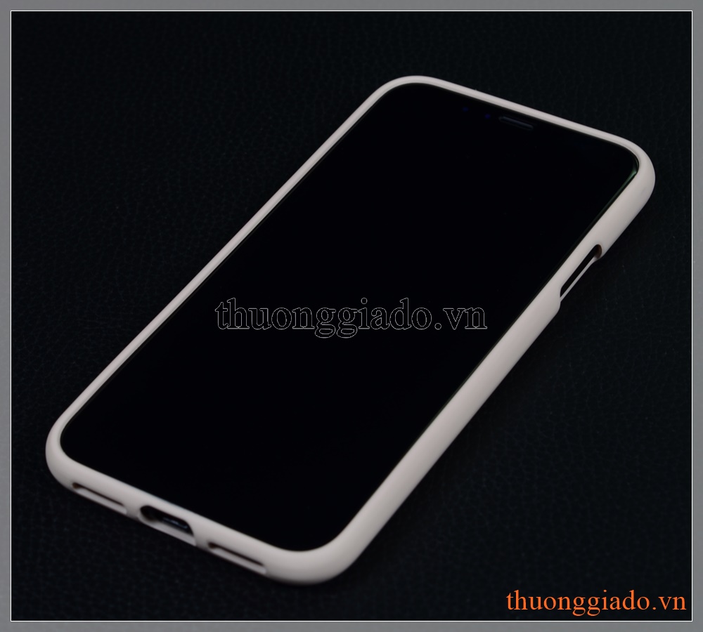 Ốp lưng silicone iPhone X (5.8"), hiệu MERCURY, Soft Feeling
