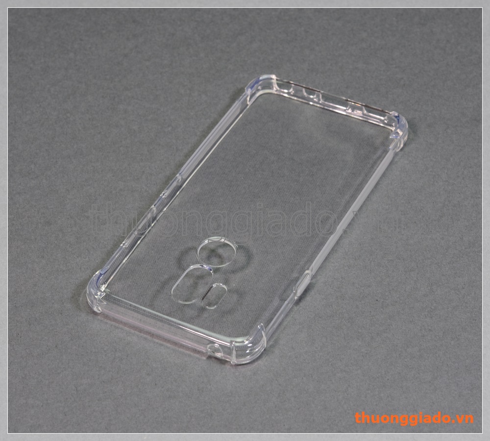 Ốp lưng silicone LG G7 ThinQ, ốp trong suốt chống sốc bốn góc
