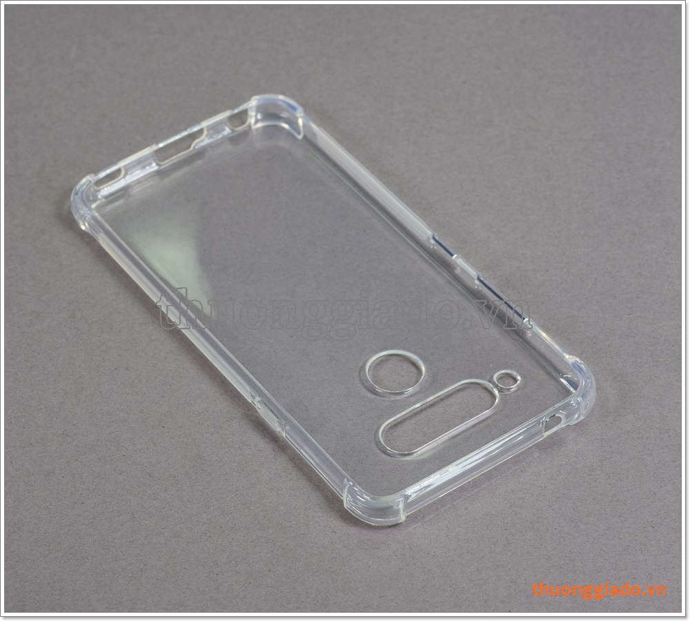 Ốp lưng Silicone LG V40 ThinQ, ốp dẻo trong suốt, tăng cường chống sốc 4 góc