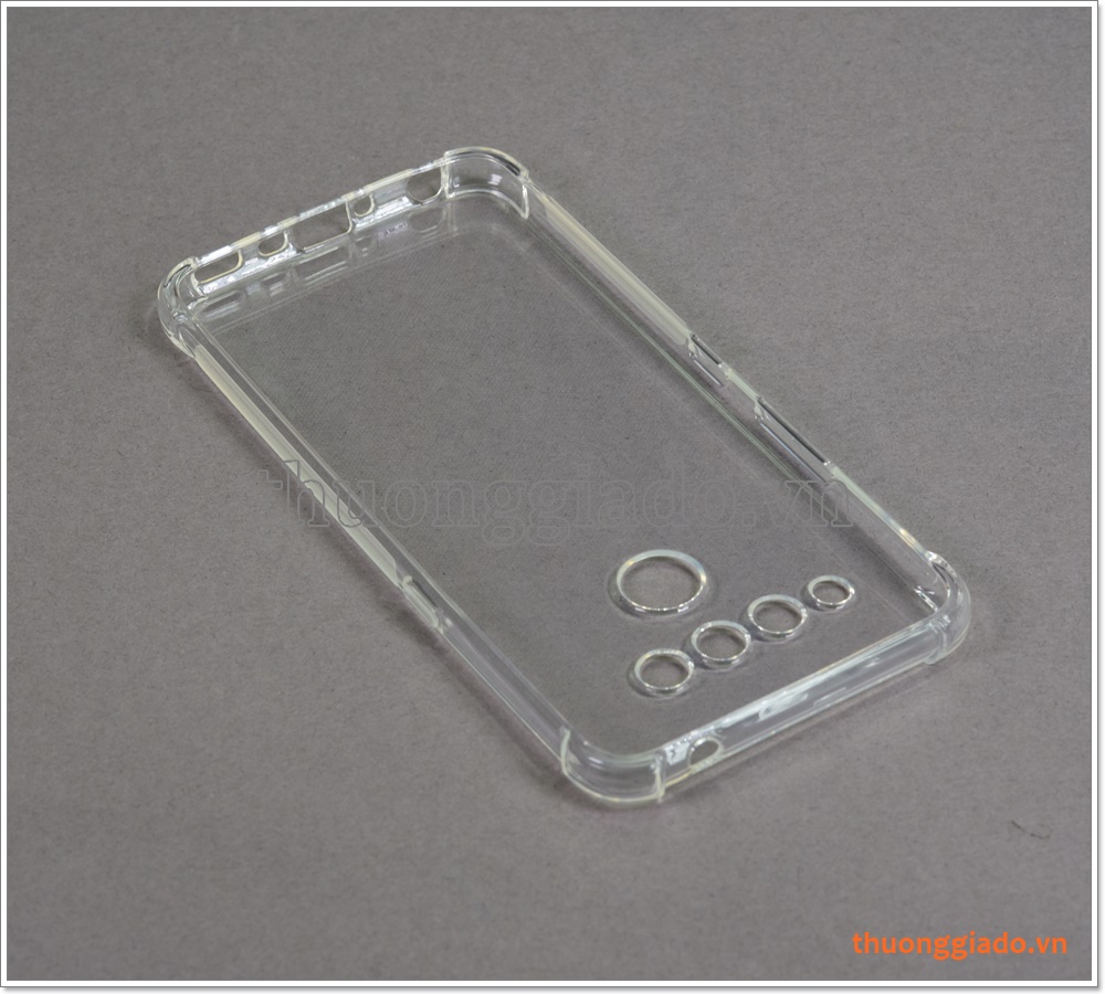 Ốp lưng Silicone LG V50 ThinQ, ốp dẻo trong suốt, tăng cường chống sốc 4 góc