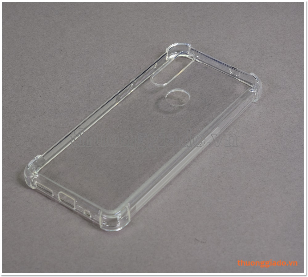 Ốp lưng Silicone Motorola G8, ốp dẻo trong suốt, tăng cường chống sốc 4 góc
