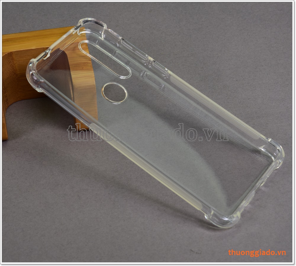 Ốp lưng Silicone Motorola G8, ốp dẻo trong suốt, tăng cường chống sốc 4 góc