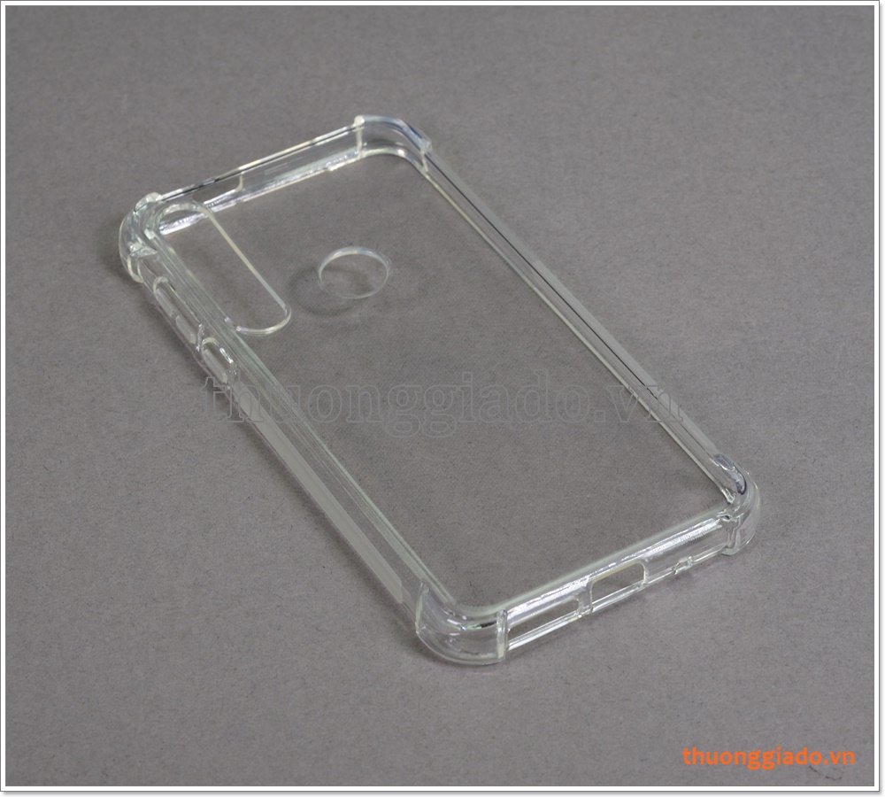 Ốp lưng Silicone Motorola G8 Plus, ốp dẻo trong suốt, tăng cường chống sốc 4 góc