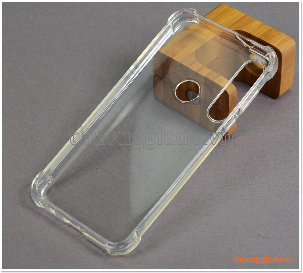Ốp lưng Silicone Motorola G8 Plus, ốp dẻo trong suốt, tăng cường chống sốc 4 góc