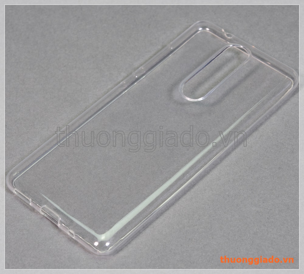 Ốp lưng silicone Nokia 5.1 (5.5"), loại trong suốt