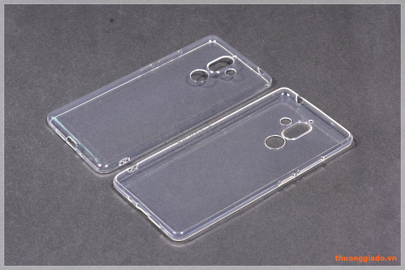 Ốp lưng silicone Nokia 7 Plus/ Nokia 7+ , ốp màu trong suốt