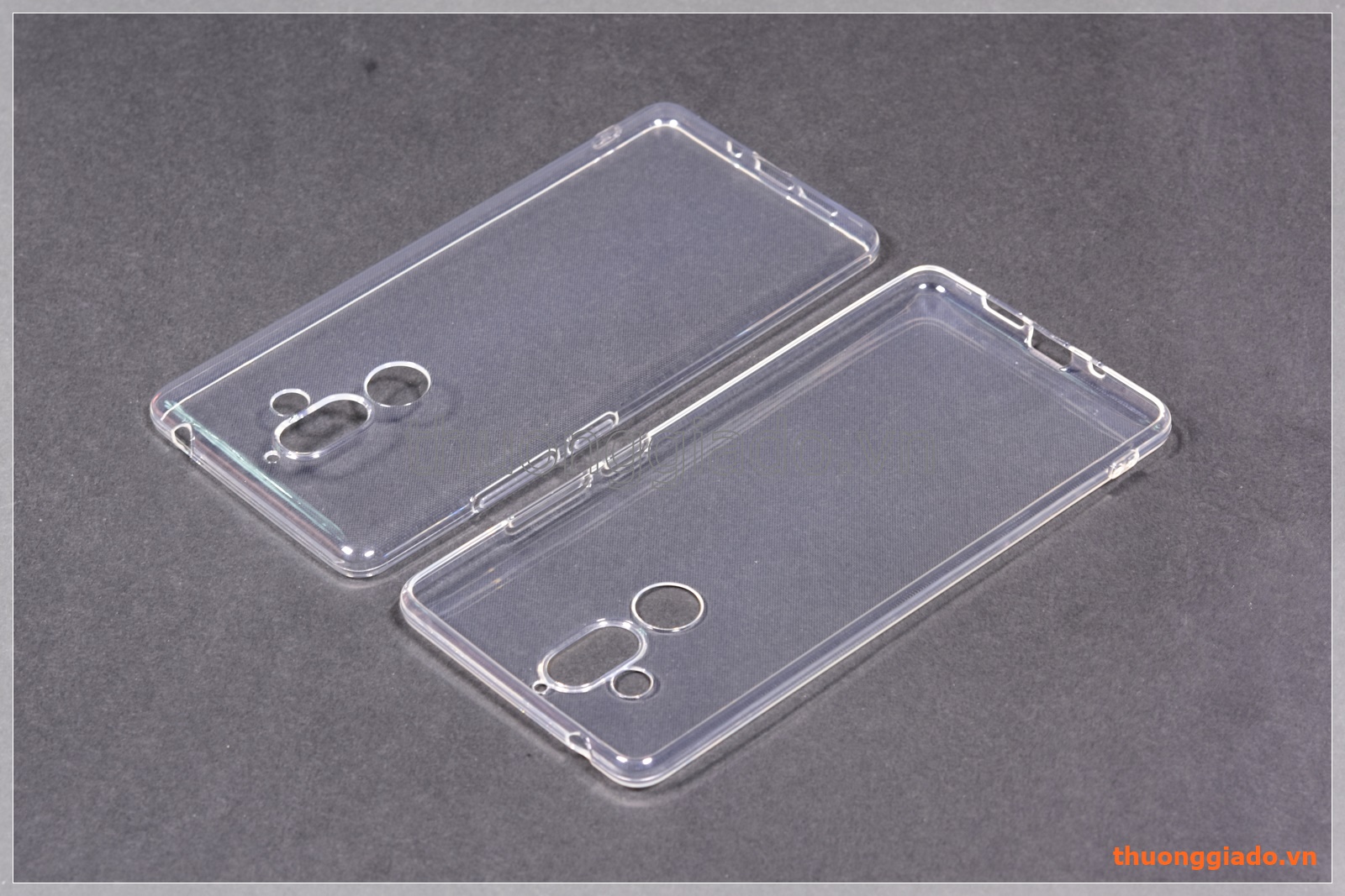Ốp lưng silicone Nokia 7 Plus/ Nokia 7+ , ốp màu trong suốt
