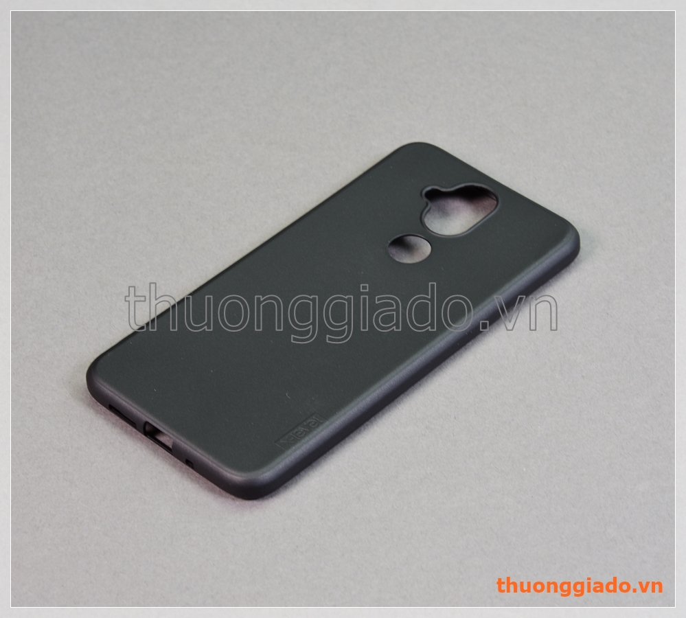 Ốp lưng silicone Nokia X7 (2018)/ Nokia 7.1 Plus, hiệu X-Level, màu đen