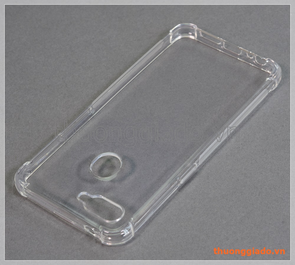 Ốp lưng silicone Oppo F9 (6.3"), ốp dẻo trong suốt chống sốc 4 góc