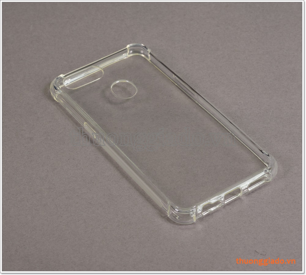Ốp lưng Silicone Realme 2, ốp dẻo trong suốt, tăng cường chống sốc 4 góc