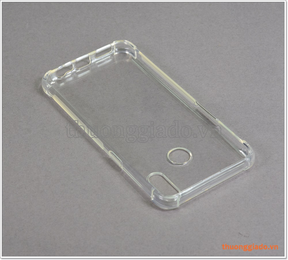 Ốp lưng Silicone Realme 3, ốp dẻo trong suốt, tăng cường chống sốc 4 góc