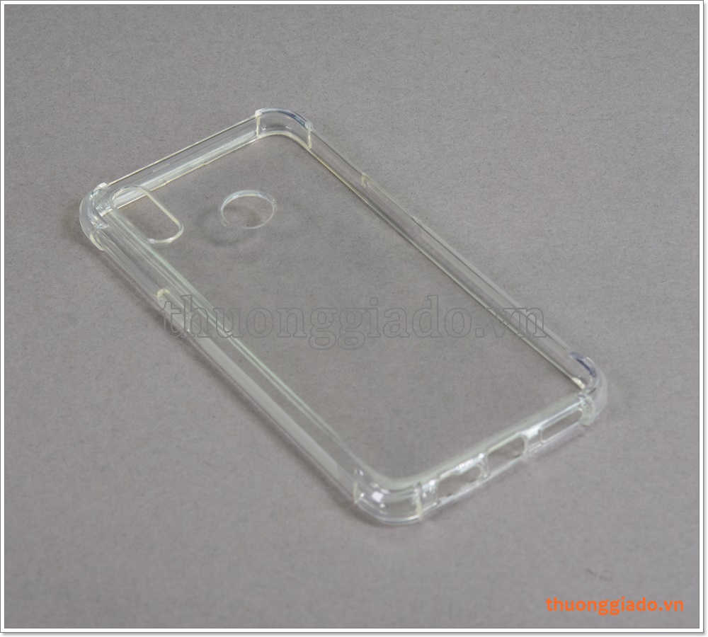 Ốp lưng Silicone Realme 3, ốp dẻo trong suốt, tăng cường chống sốc 4 góc