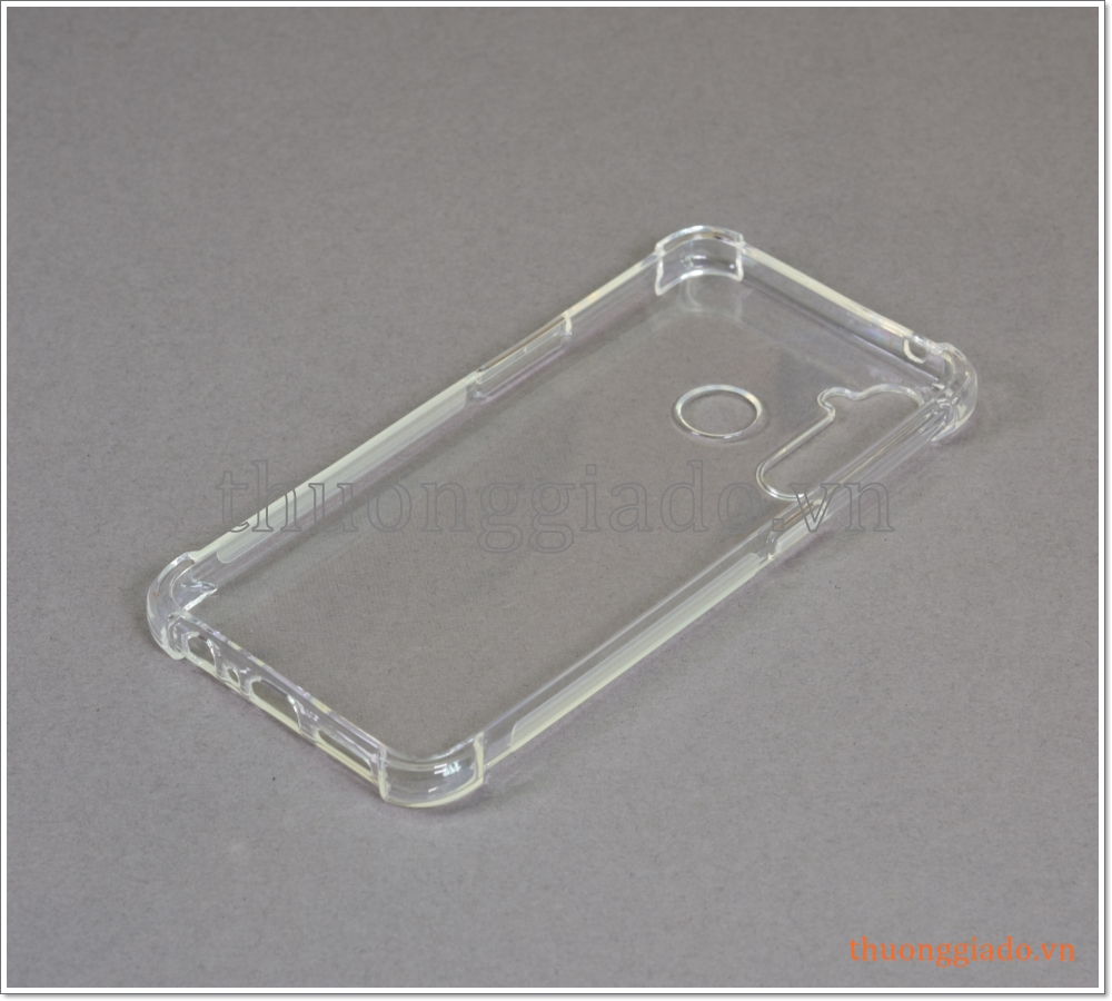 Ốp lưng silicone Realme 5 Pro, ốp dẻo trong suốt chống sốc 4 góc