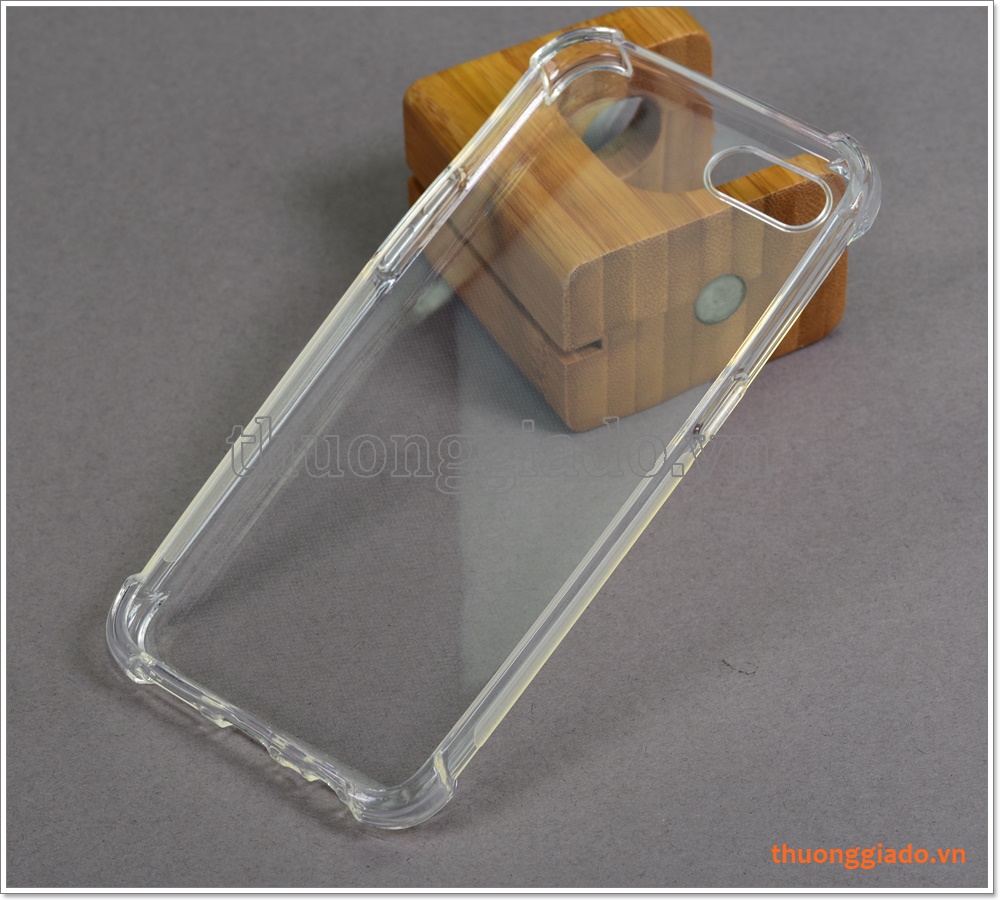 Ốp lưng Silicone Realme C2, ốp dẻo trong suốt, tăng cường chống sốc 4 góc