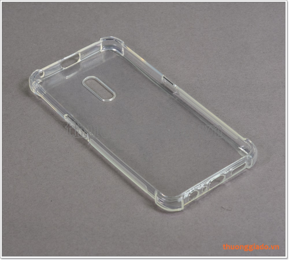 Ốp lưng Silicone Realme X, ốp dẻo trong suốt, tăng cường chống sốc 4 góc