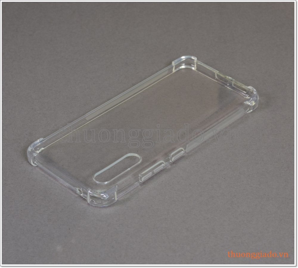 Ốp lưng silicone Samsung A90 5G, Galaxy A90 (5G), ốp dẻo trong suốt chống sốc 4 góc