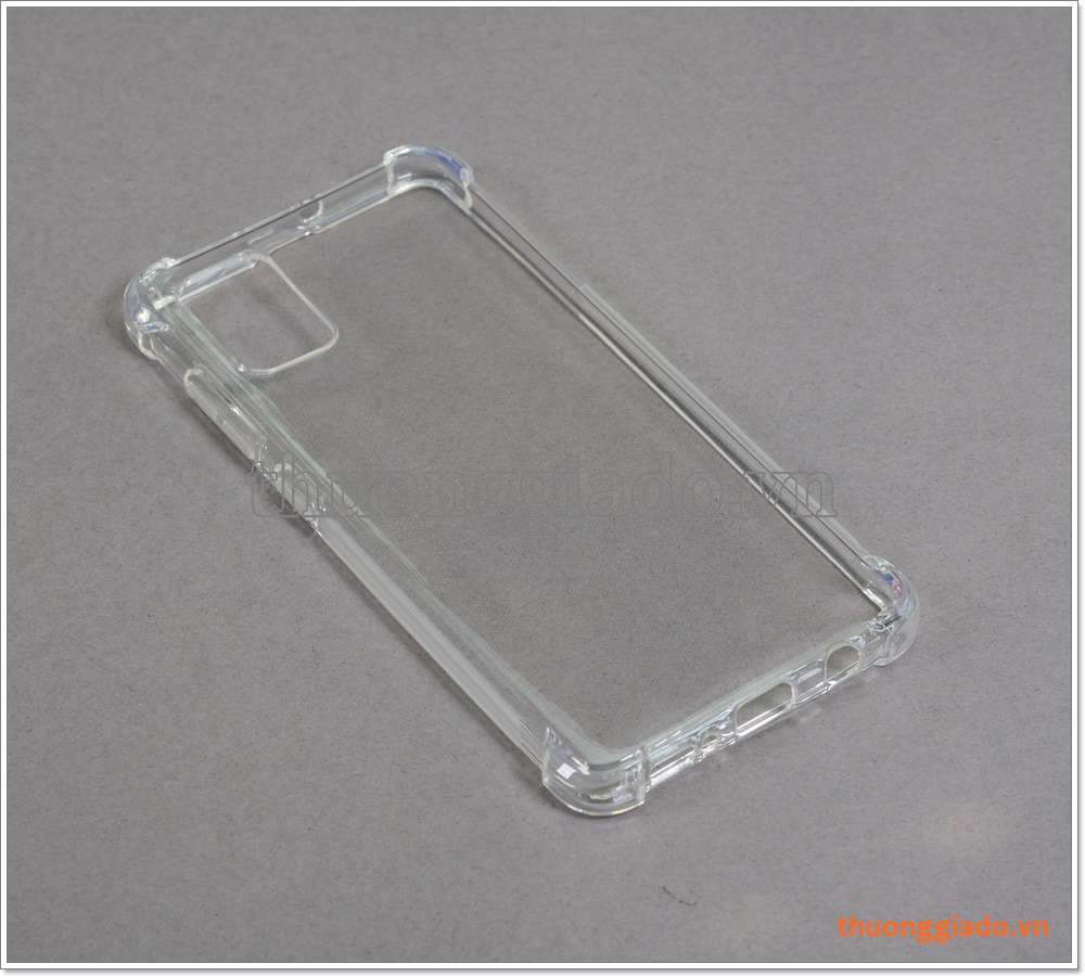 Ốp lưng Silicone Samsung Galaxy A51, ốp dẻo trong suốt, chống sốc 4 góc