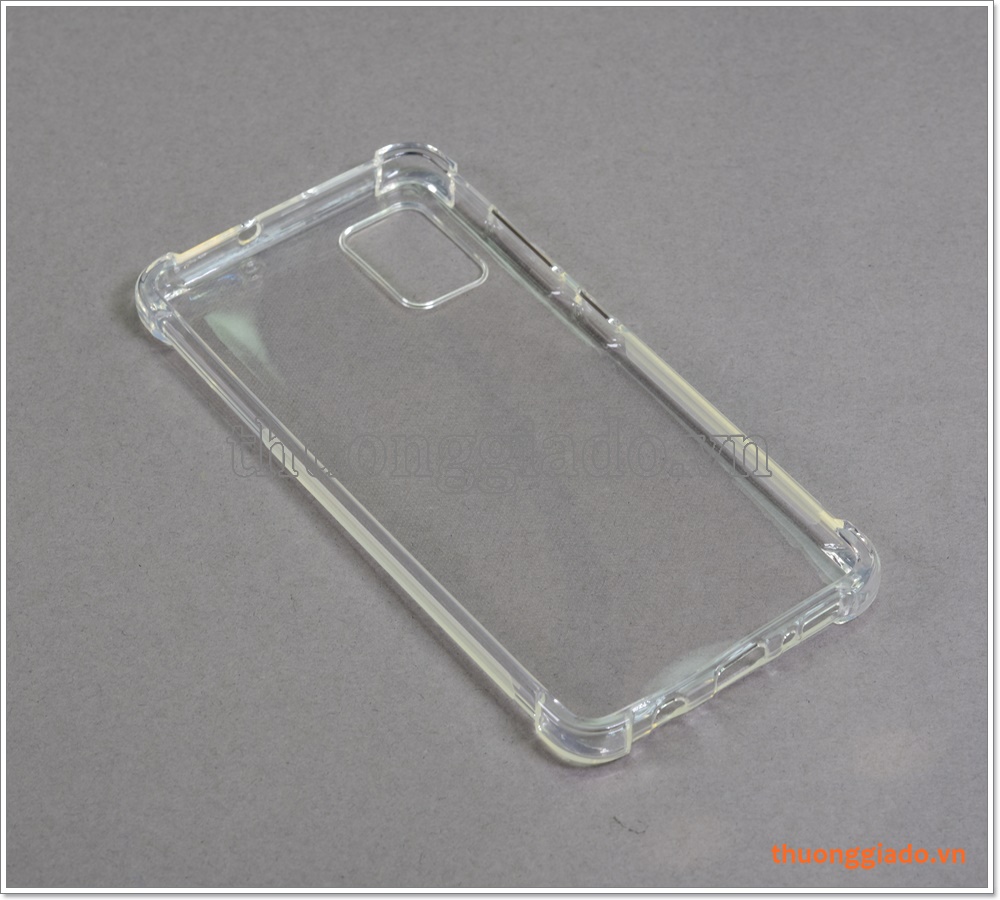 Ốp lưng Silicone Samsung Galaxy A51, ốp dẻo trong suốt, chống sốc 4 góc