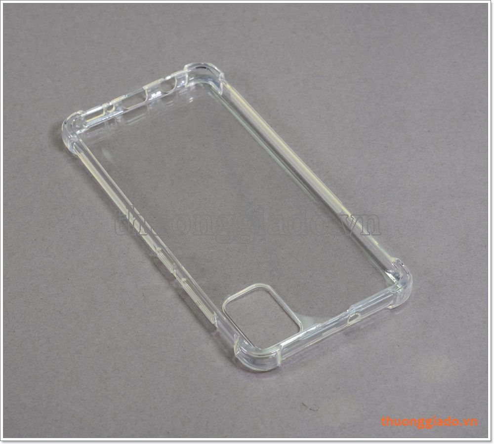 Ốp lưng Silicone Samsung Galaxy A51, ốp dẻo trong suốt, chống sốc 4 góc