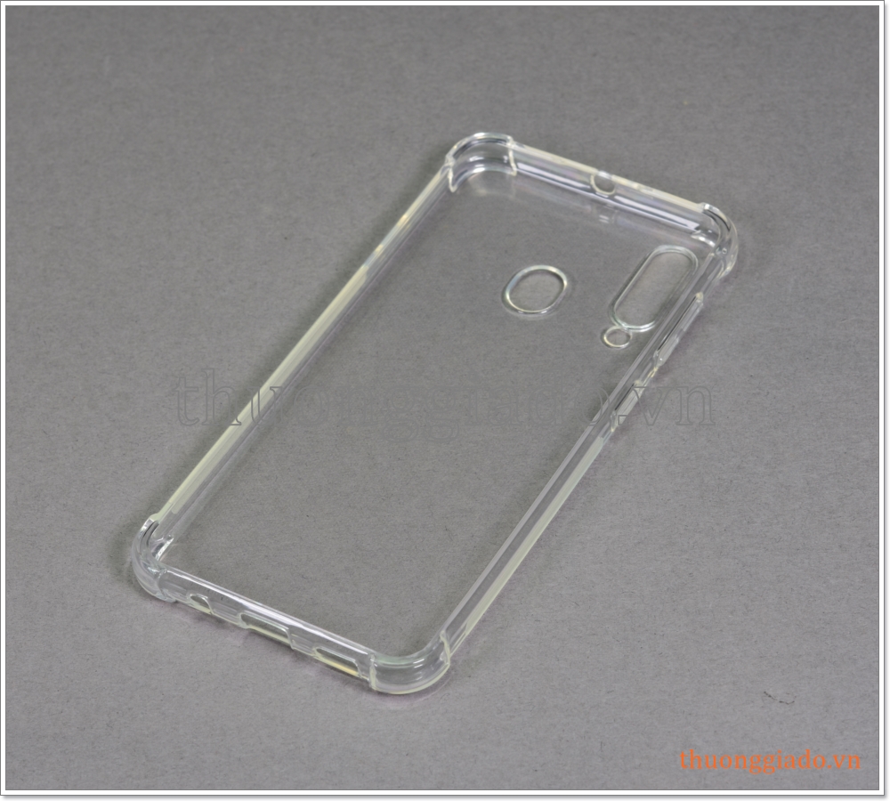 Ốp lưng Silicone Samsung Galaxy A60 (6.3 inch), ốp dẻo trong suốt, chống sốc 4 góc
