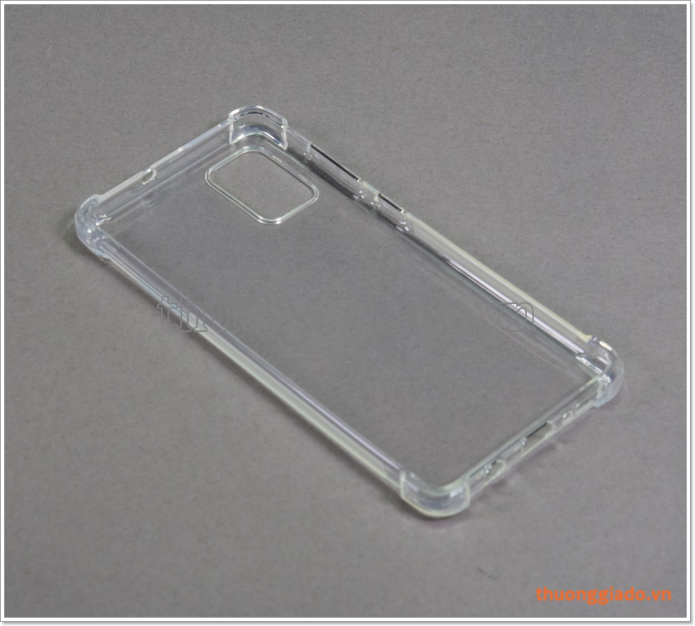 Ốp lưng Silicone Samsung Galaxy A71, ốp dẻo trong suốt, chống sốc 4 góc
