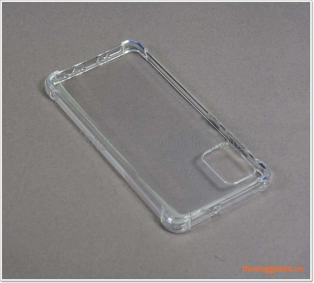Ốp lưng Silicone Samsung Galaxy A71, ốp dẻo trong suốt, chống sốc 4 góc