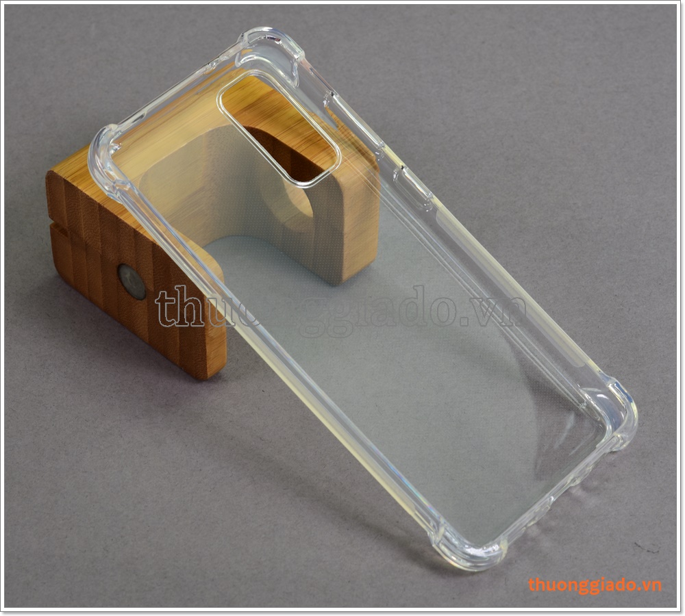 Ốp lưng Silicone Samsung Galaxy S20 (G980), ốp dẻo trong suốt chống sốc 4 góc