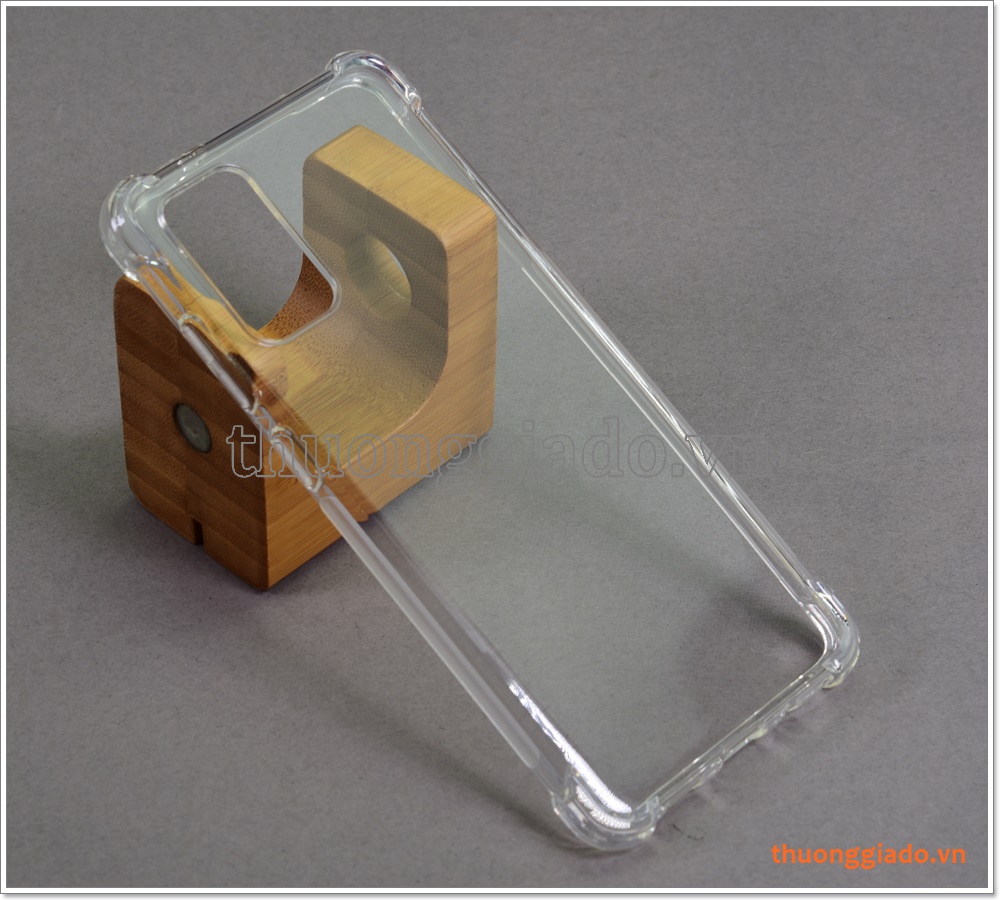 Ốp lưng Silicone Samsung Galaxy S20+, ốp dẻo trong suốt, chống sốc 4 góc