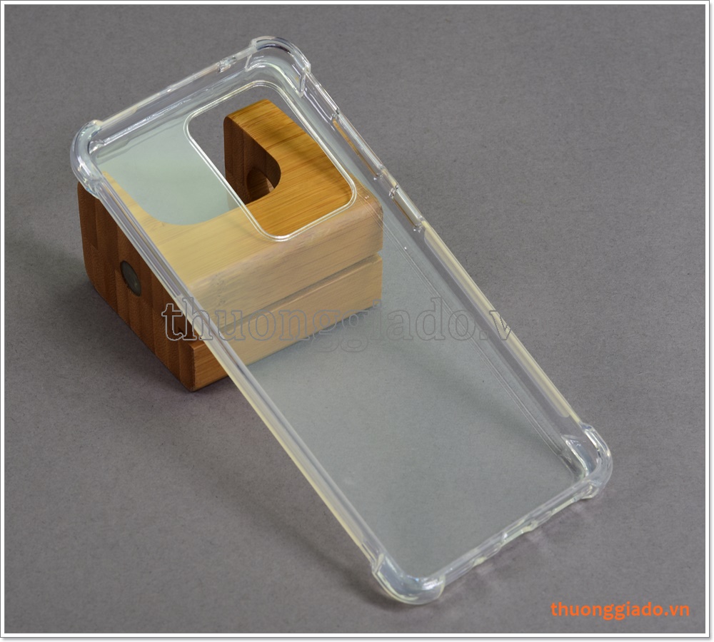 Ốp lưng Silicone Samsung Galaxy S20 Ultra, ốp dẻo trong suốt, chống sốc 4 góc