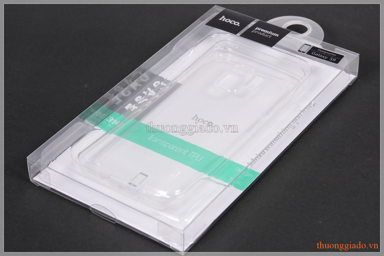 Ốp lưng silicone Samsung Galaxy S9/ G960 (trắng trong suốt, hiệu HOCO)