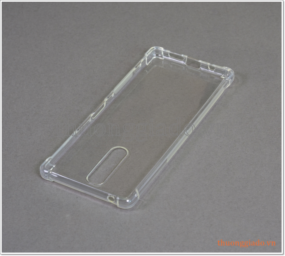 Ốp lưng silicone Sony Xperia 1, ốp dẻo trong suốt chống sốc 4 góc