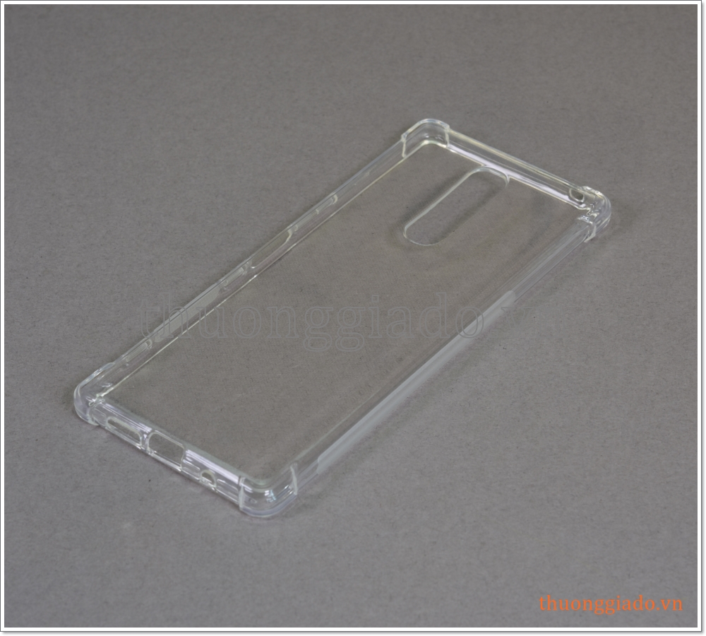 Ốp lưng silicone Sony Xperia 1, ốp dẻo trong suốt chống sốc 4 góc