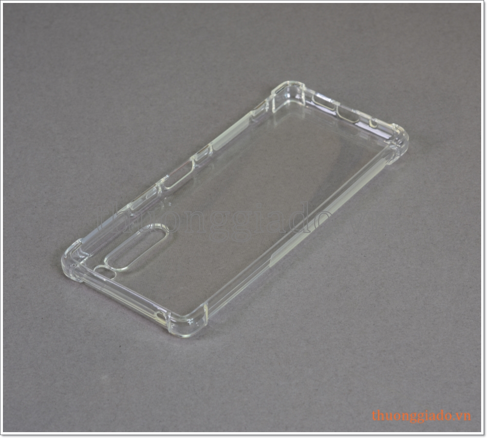 Ốp lưng silicone Sony Xperia 5, ốp dẻo trong suốt chống sốc 4 góc
