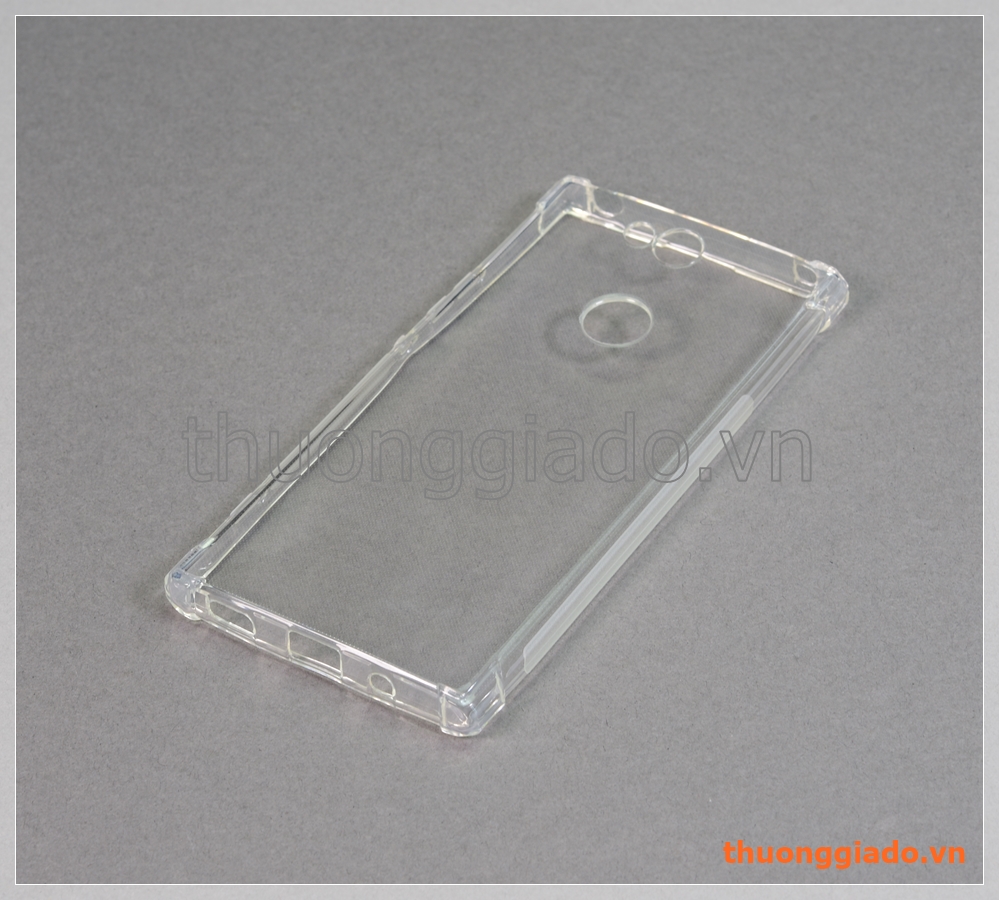 Ốp lưng silicone Sony Xperia XA2 Plus, ốp dẻo trong suốt chống sốc 4 góc